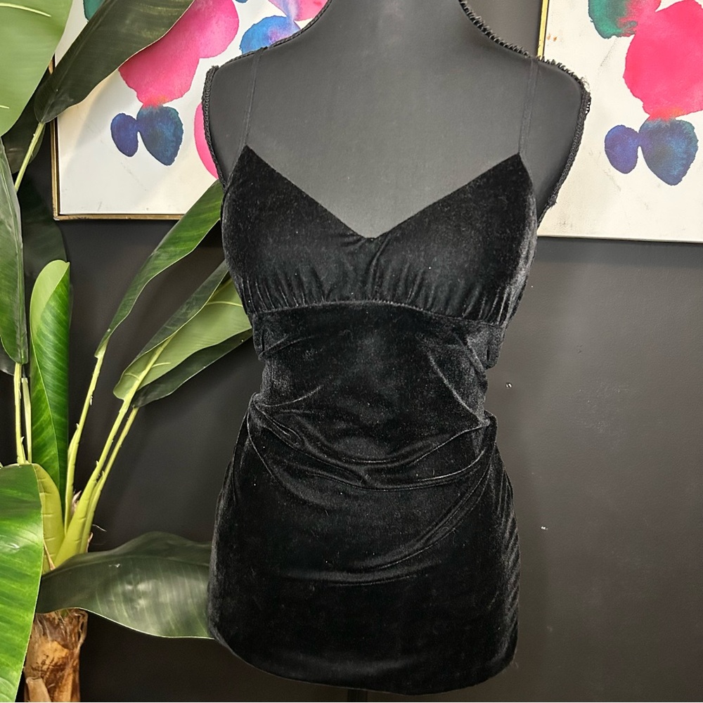 Y2K Energie Velvet Cami #2000s #y2k - Picture 2 of 5